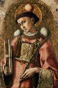 Crivelli 1476 painting of Saint Stephen Carlo Crivelli